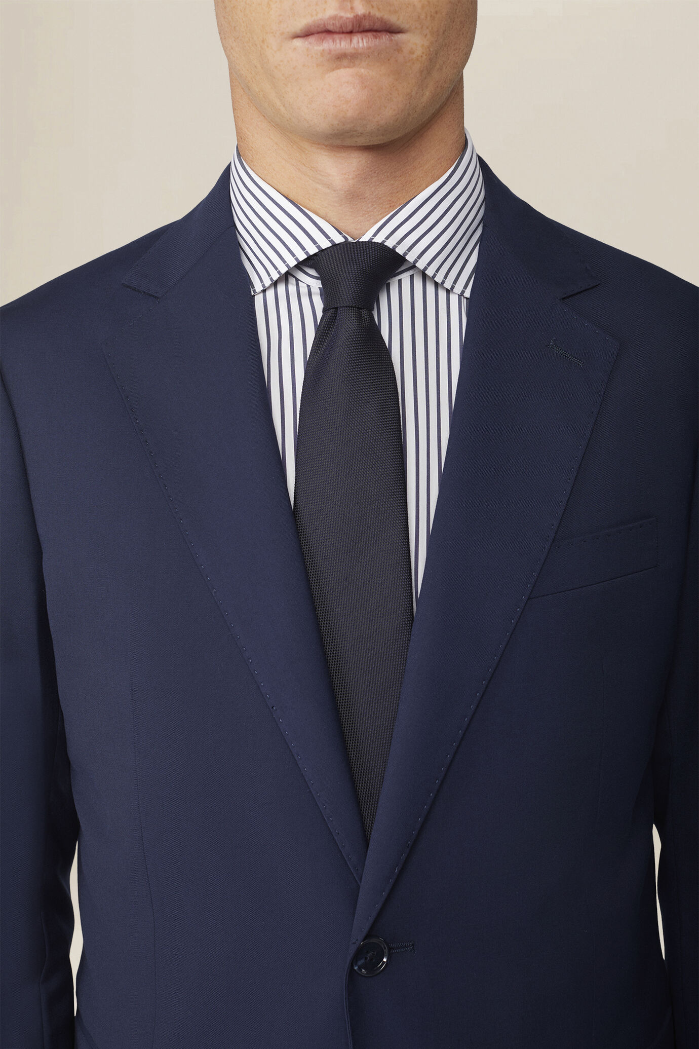 Abito monopetto uomo mix size blue image number 2